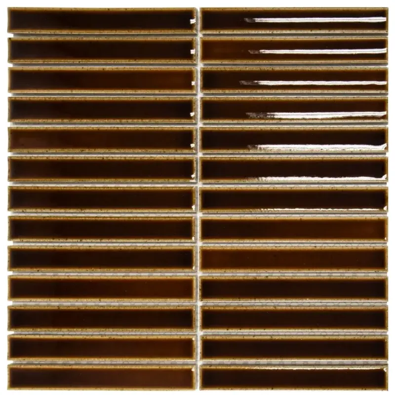 Beperkt Aanbod The Mosaic Factory Sevilla smalle vinger 2cm mozaïek tegels 30x30 creme caramel