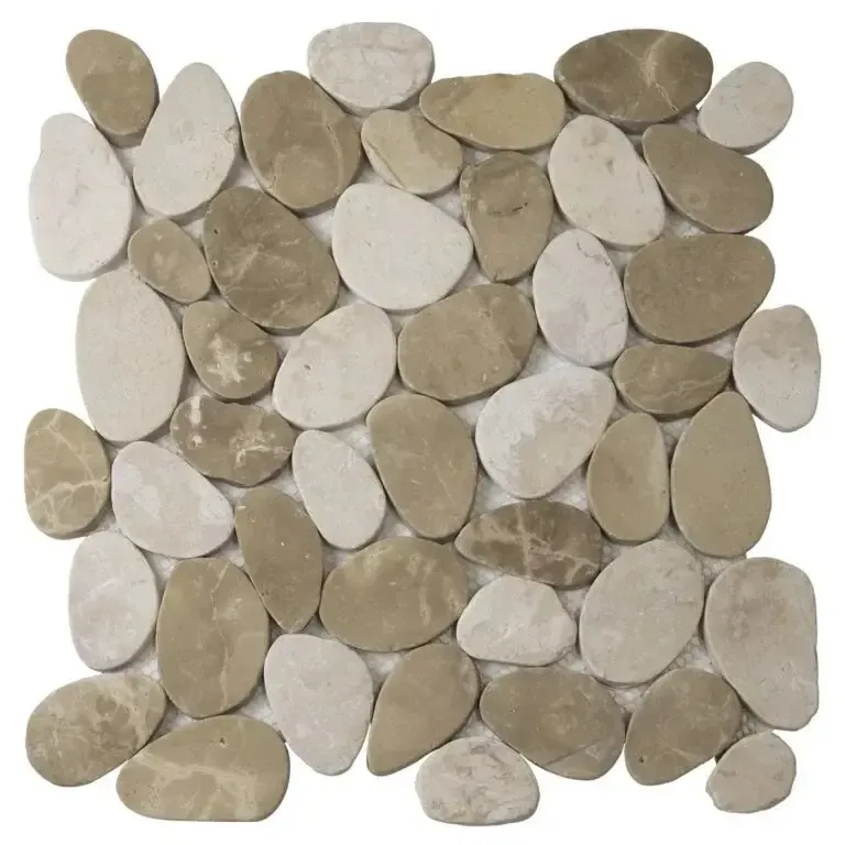 Tegelsample The Mosaic Factory Natural Stone marmer mozaïek tegels 31x30 bruin mix Superprijs