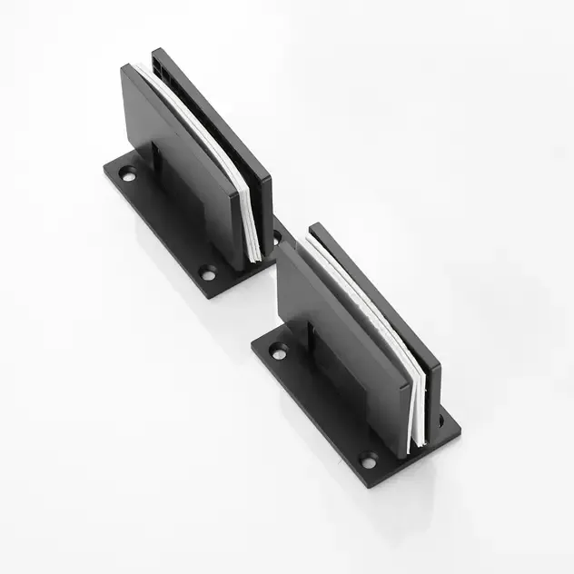 Saniclear Modern Nero scharnieren met pluggen en schroeven zwart mat Snelle Levering