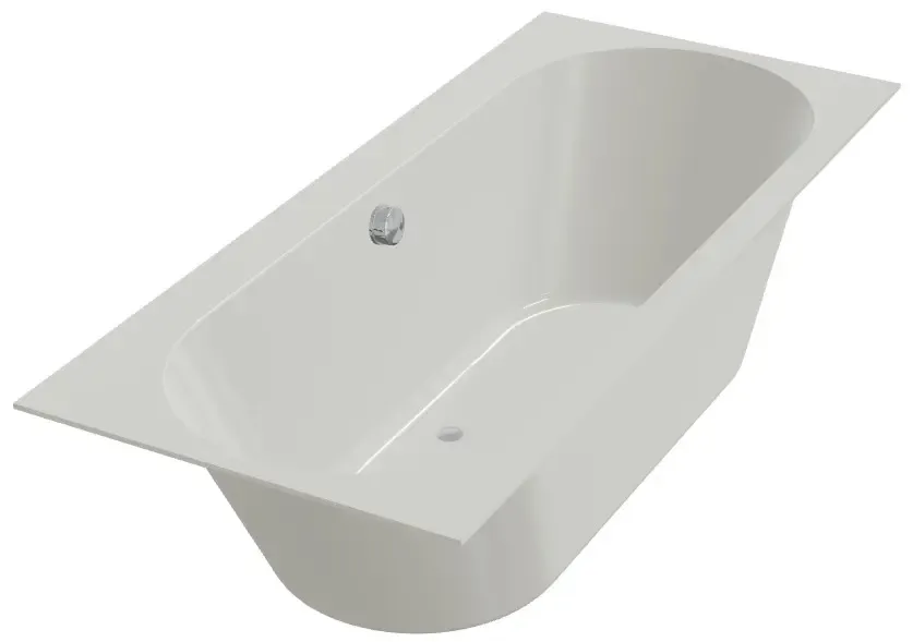 Korting Xenz Madeira inbouw ligbad acryl 160x75cm pergamon