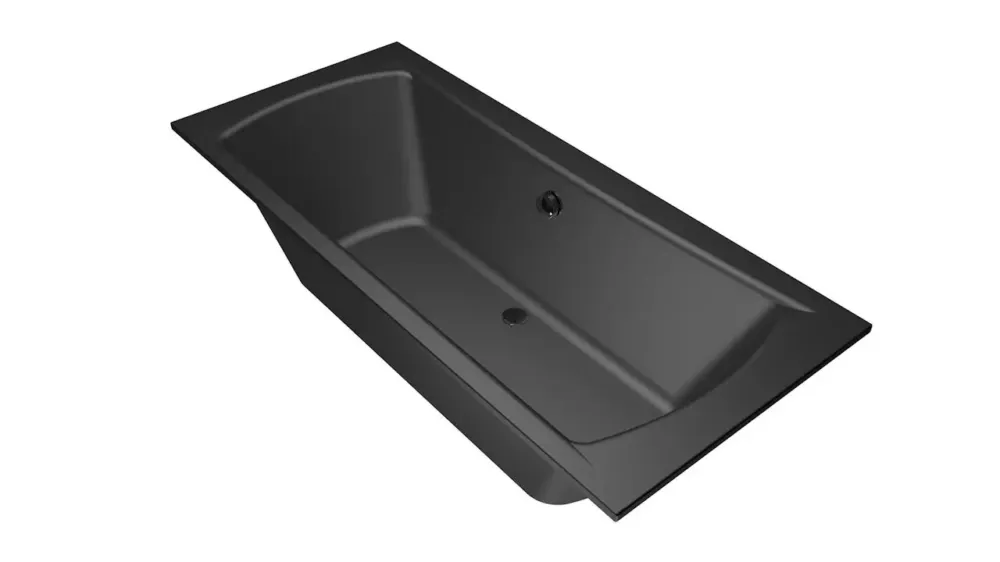 Xenz Robijn inbouw ligbad acryl 180x80cm ebony Gecertificeerd