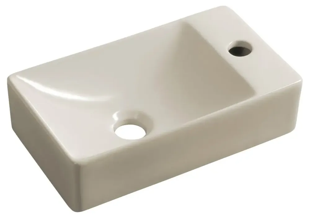 Dagaanbieding Sapho Margitha fontein rechts 38x22x10cm ivoor