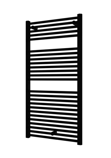 Populair Plieger Palermo NXT designradiator 60x117.5cm 681W zwart glans