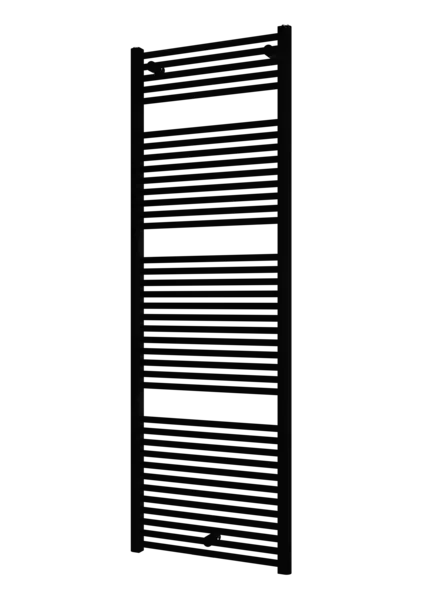 Plieger Palermo NXT designradiator 60x177.5cm 1019W zwart glans Speciale Aanbieding