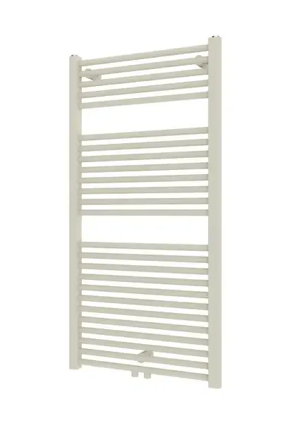 Plieger Palermo NXT designradiator midden-onder 60x117.5cm 681W wit structuur Laatste Kans