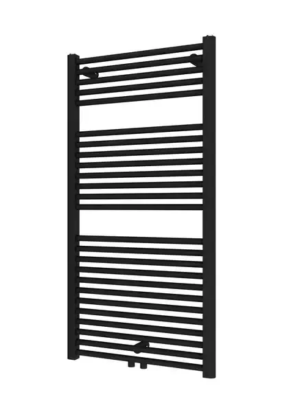 Seizoensaanbieding Plieger Palermo NXT designradiator midden-onder 60x117.5cm 681W zwart grafiet