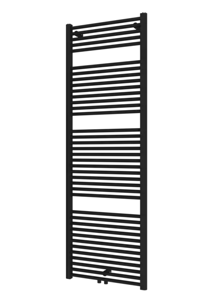Hete Deal Plieger Palermo NXT designradiator midden-onder 60x177.5cm 1019W zwart grafiet