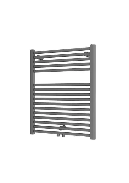 Favoriet Plieger Palermo NXT designradiator midden-onder 60x73.5cm 434W parelgrijs