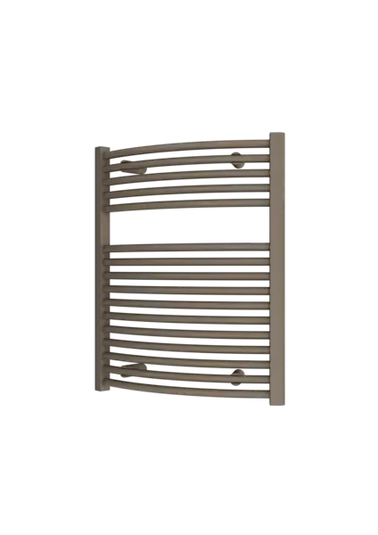 Fabrieksprijs Plieger Palermo NXT gebogen radiator 50x73.5cm zandsteen