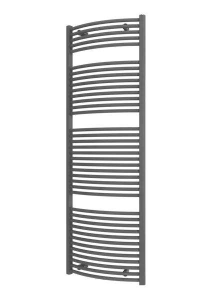 Plieger Palermo NXT gebogen radiator 60x177.5cm zilver metalic Must-Have