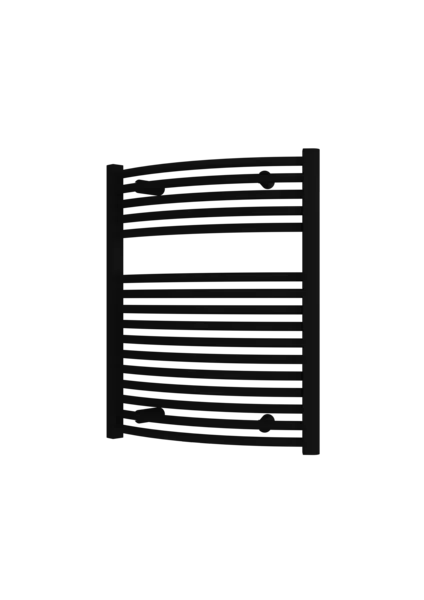 Veilige Betaling Plieger Palermo NXT gebogen radiator 60x73.5cm mat zwart