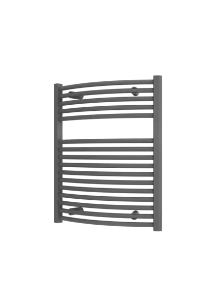 Plieger Palermo NXT gebogen radiator 60x73.5cm zilver metalic Populair