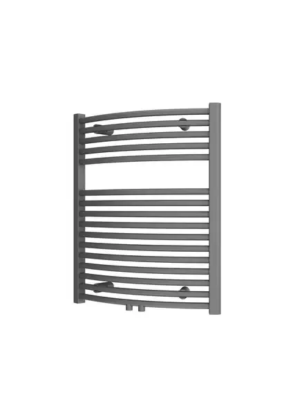 Rechtstreeks Van De Fabrikant Plieger Palermo NXT gebogen radiator midden-onder 50x73.5cm parelgrijs