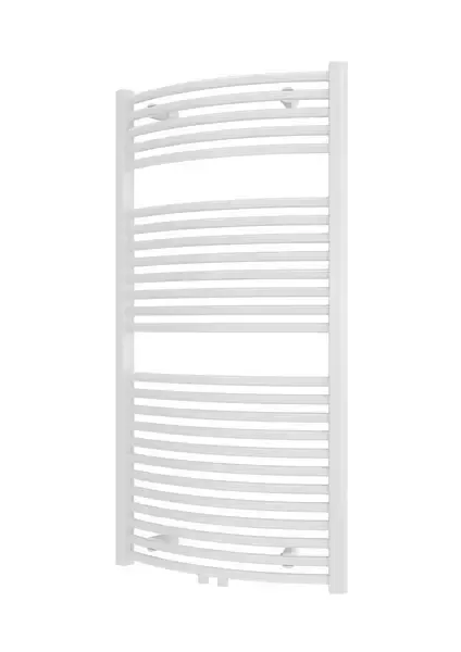 Plieger Palermo NXT gebogen radiator midden-onder 60x117.5cm wit glans Beste Prijs