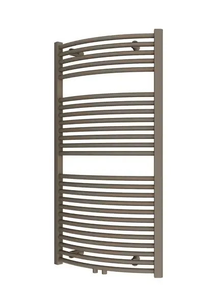 Shop Nu Plieger Palermo NXT gebogen radiator midden-onder 60x117.5cm zandsteen