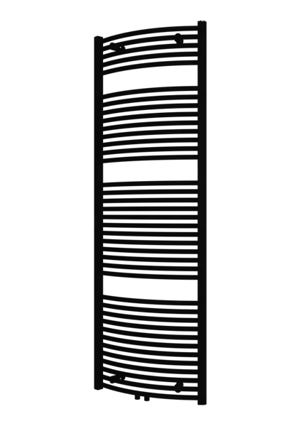 Bestseller Plieger Palermo NXT gebogen radiator midden-onder 60x177.5cm antraciet