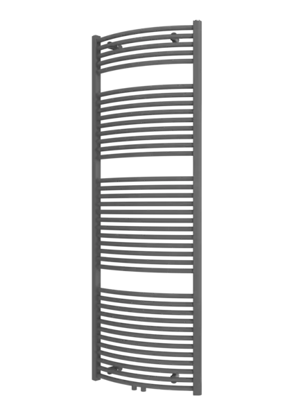 Plieger Palermo NXT gebogen radiator midden-onder 60x177.5cm zilver metalic Merkproduct