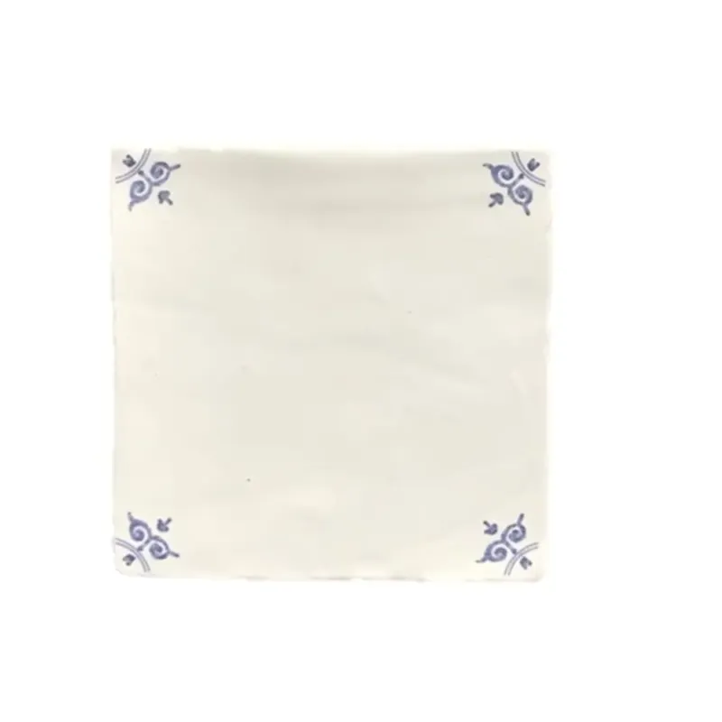 Terre d‘Azur Friesland wandtegel met decor 13x13cm ivoor - 30 stuks per doos Beperkte Voorraad