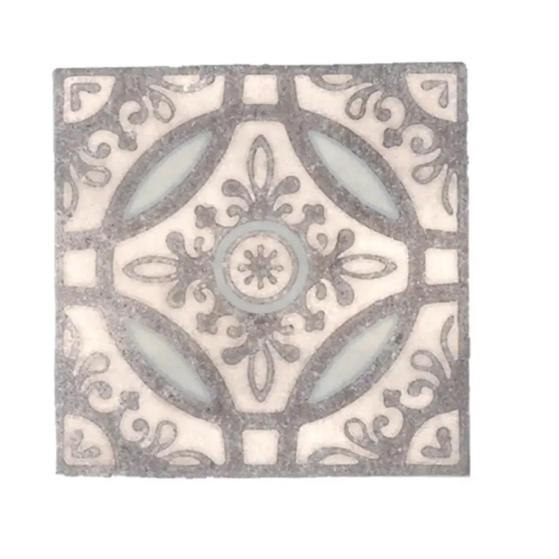 Terre d‘Azur Ribiera vloertegel met decor 20x20cm grijs/wit - 25 stuks per doos Shop Nu