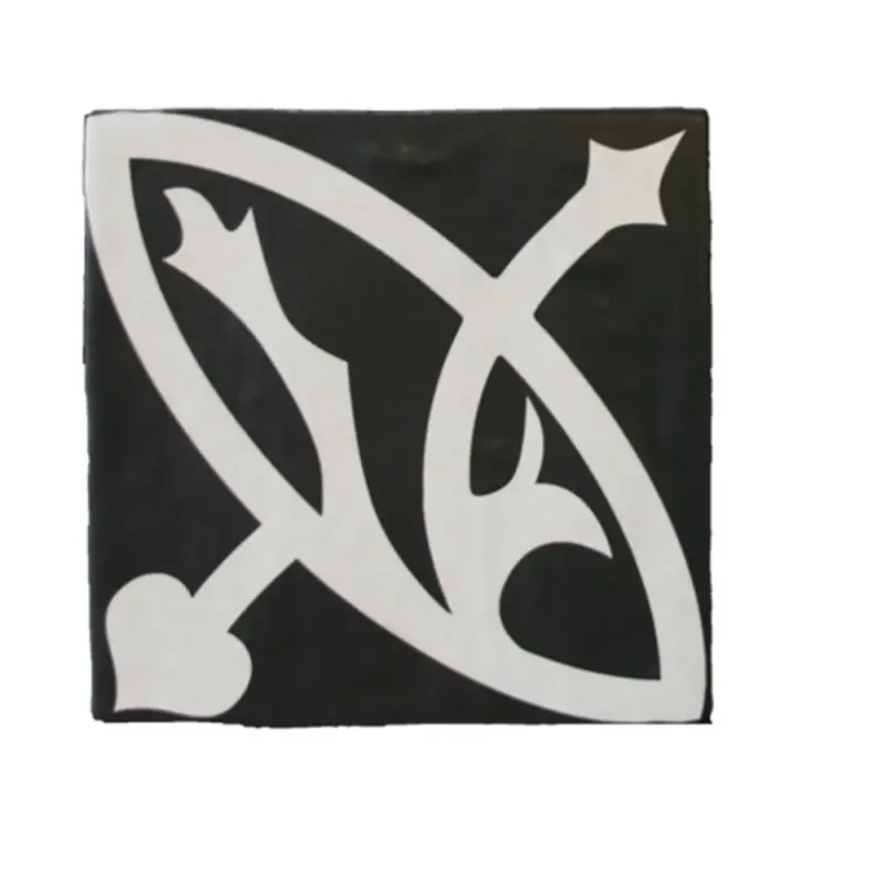 Terre d‘Azur Rioja vloertegel Decor 20x20cm creme/zwart - per 25 stuks Koopje