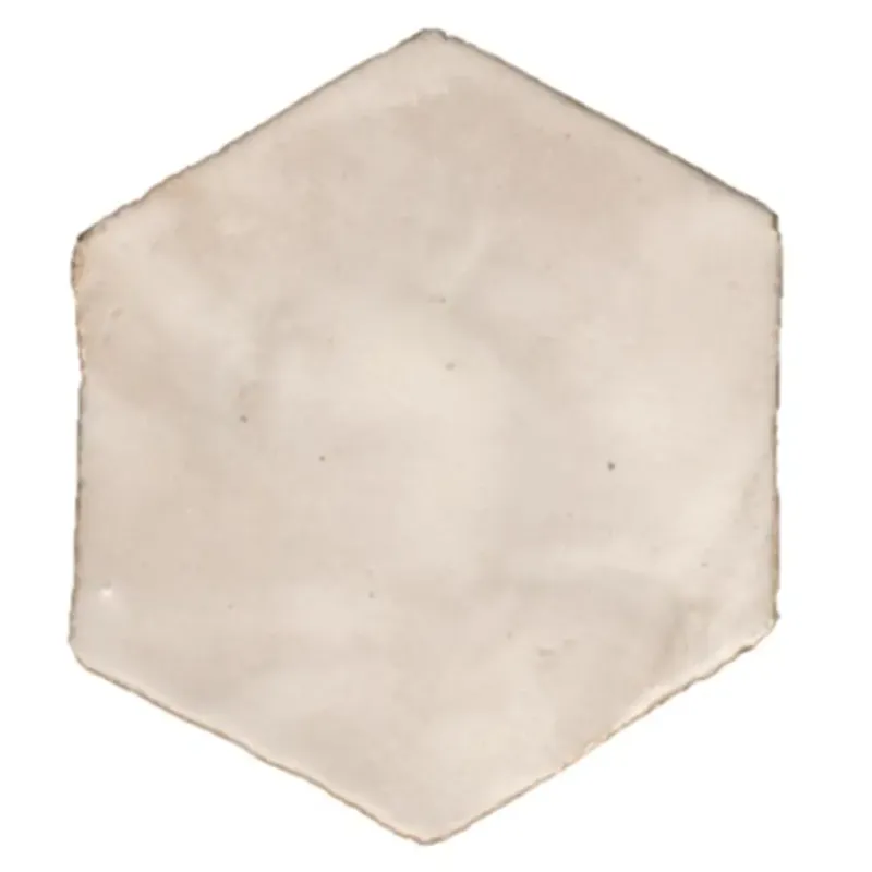 Terre d‘Azur Terra Alta vloertegel hexagonal 16cm wit Hete Deal
