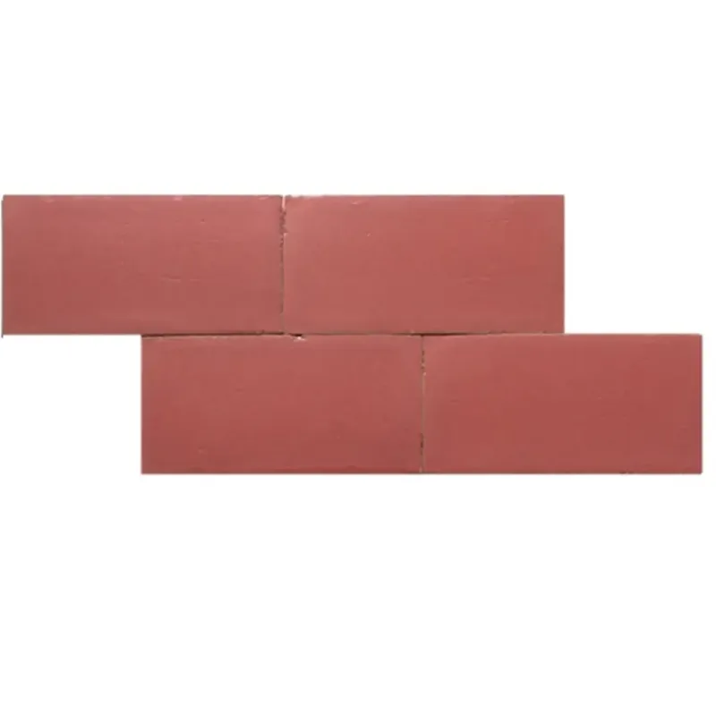 Korting Terre d‘Azur Terre-Spatula wandtegel 10x20cm rood