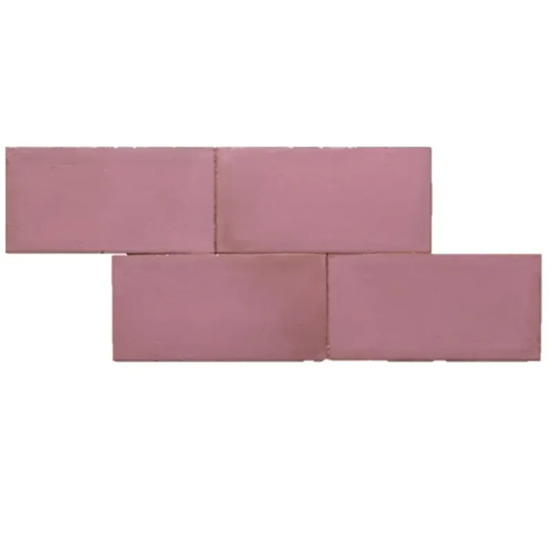 Terre d‘Azur Terre-Spatula wandtegel 10x20cm paars roze Favoriet