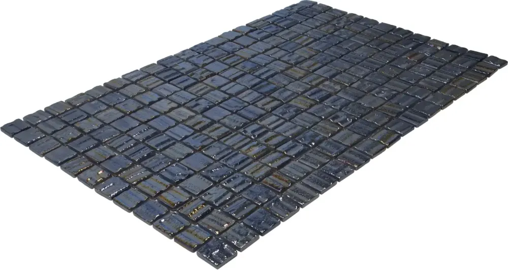 The Mosaic Factory Valencia glasmozaïek 3D tegels 32x52cm zwart Exclusieve Aanbieding