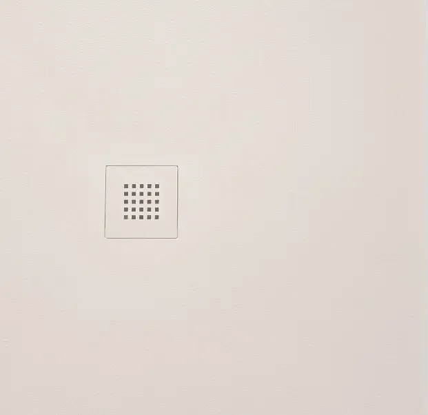 Betrouwbaar Gelco Mitia vierkante douchebak stone-look 90x90cm lichtgrijs