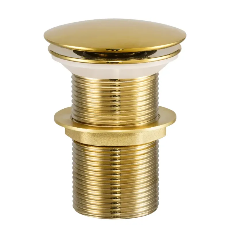 Dagaanbieding Comad afvoerplug met clicksysteem goud glans