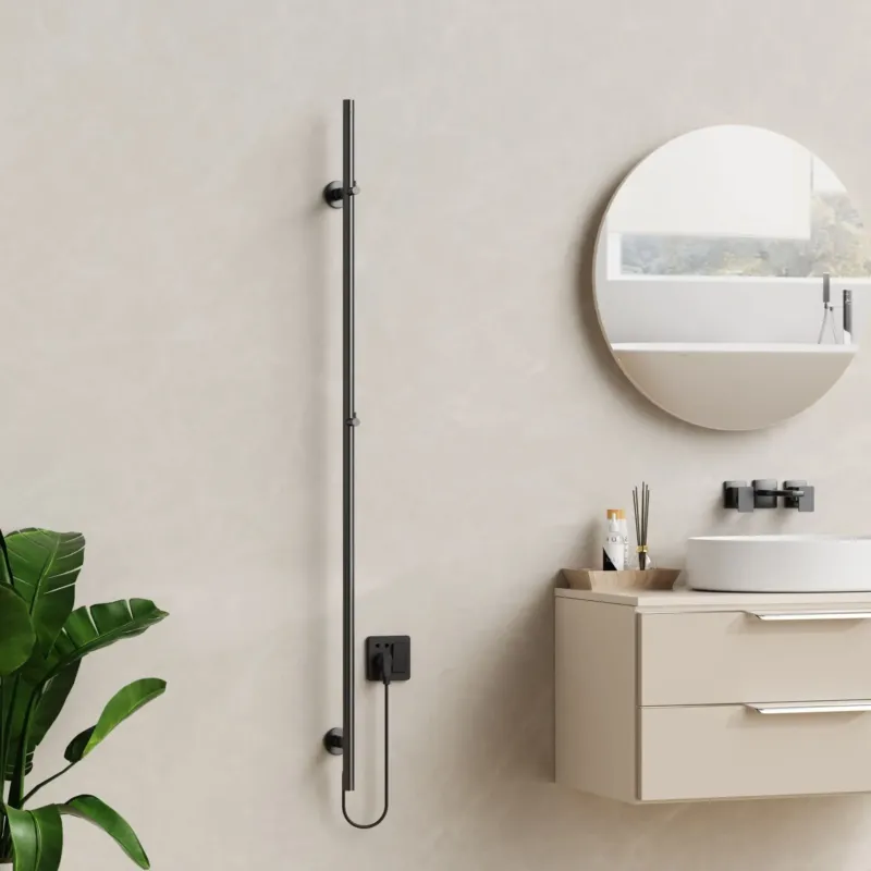 Sanigoods Lilia elektrische staafradiator 150cm gunmetal 60W Lage Kosten