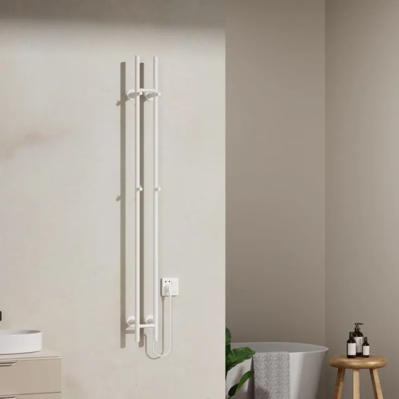 Nieuw Sanigoods Lilia elektrische staafradiator dubbel 150cm wit glans 120W