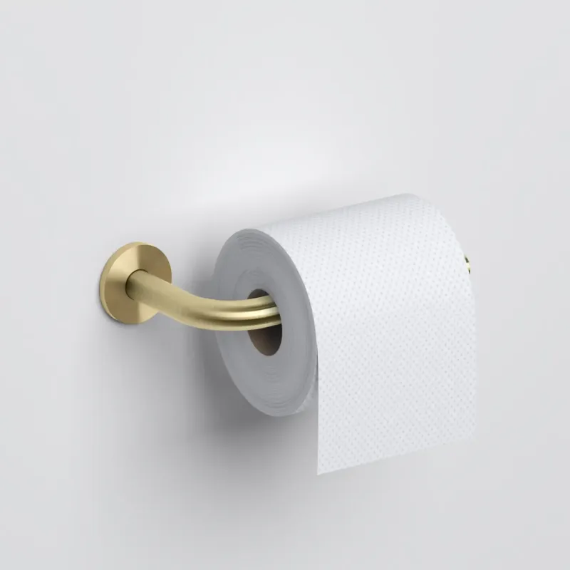 Aanbieding Clou Kaldur toiletrolhouder goud geborsteld