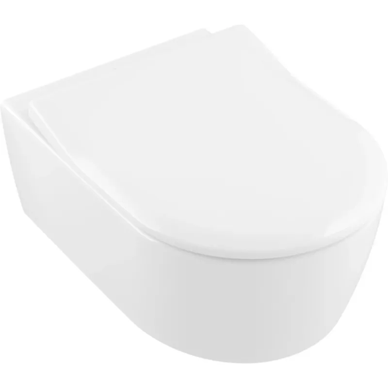 Villeroy & Boch Avento slimseat softclose toiletzitting met quick release wit glans Favoriet