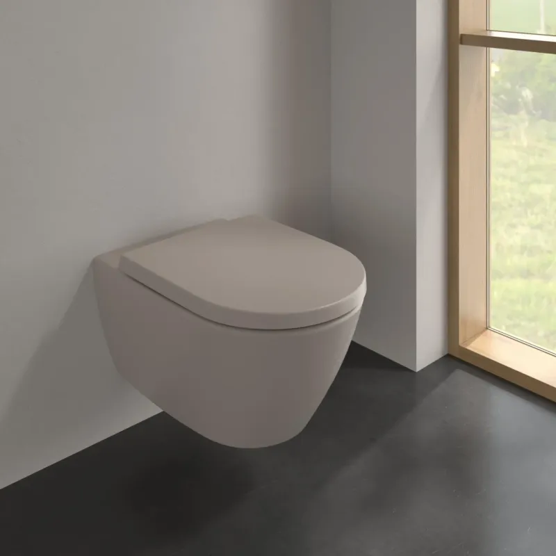 Villeroy & Boch Subway 2.0 randloos toilet CeramicPlus taupe Alleen Vandaag
