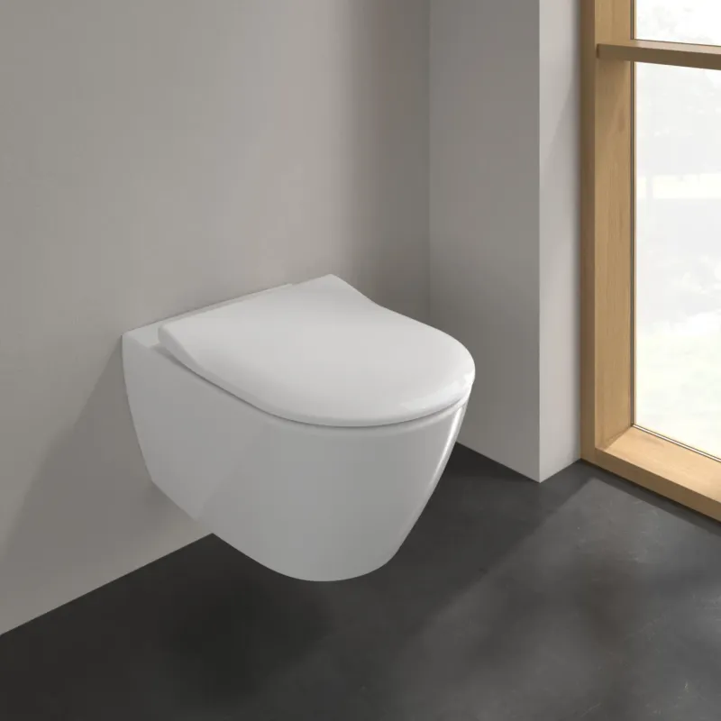 Shop Nu Villeroy & Boch Subway 2.0 randloos toilet en softclose toiletzitting wit glans