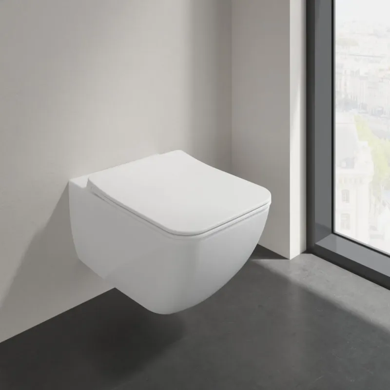 Villeroy & Boch Venticello randloos toilet wit glans Korting