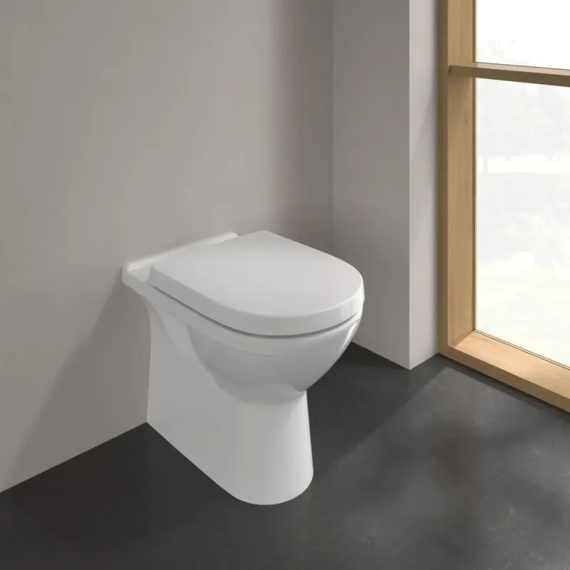 Actieprijs Villeroy & Boch O.novo staand toilet CeramicPlus wit glans