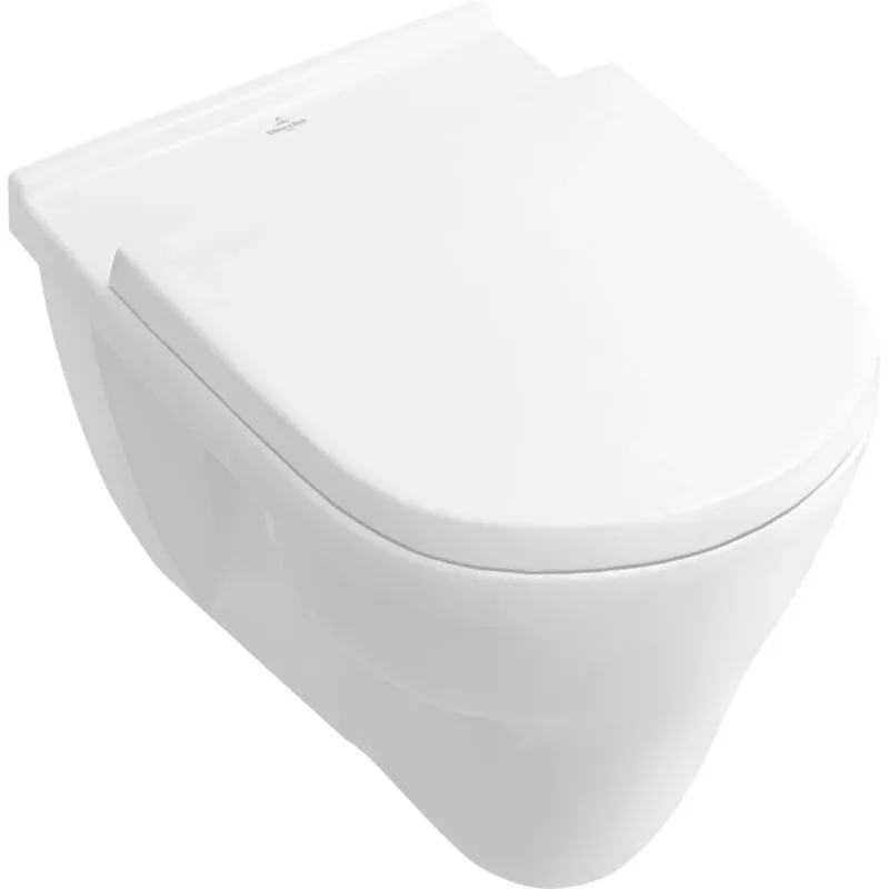 Betaalbaar Villeroy & Boch O.novo hangend toilet CeramicPlus vlakspoel wit glans
