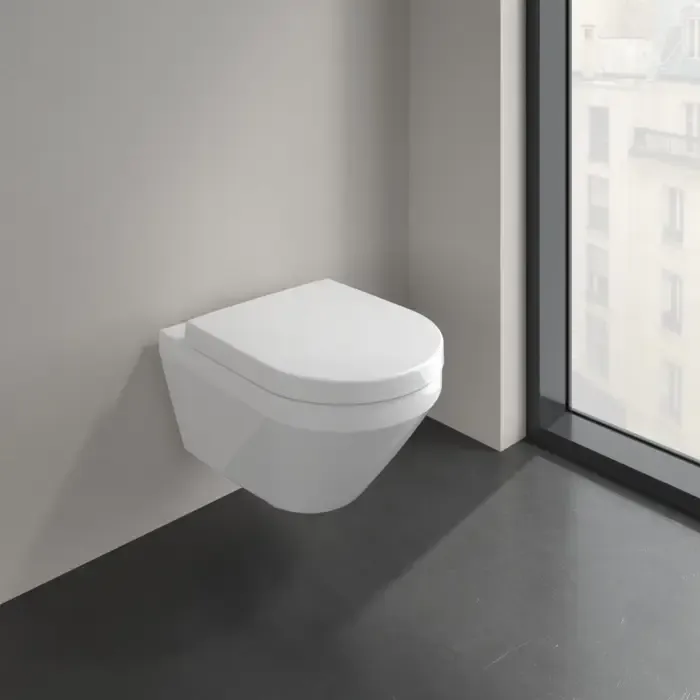 Bestseller Villeroy & Boch Architectura randloos toilet met TwistFlush rond wit glans