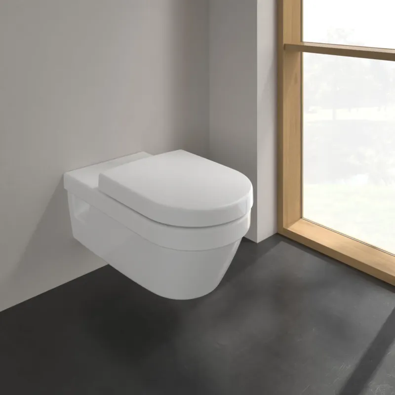 Seizoensaanbieding Villeroy & Boch ViCare randloos toilet extra lang recht CeramicPlus wit glans