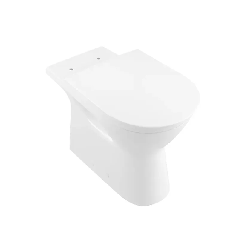 Hoge Kwaliteit Villeroy & Boch ViCare randloos duoblok toilet wit glans zonder reservoir