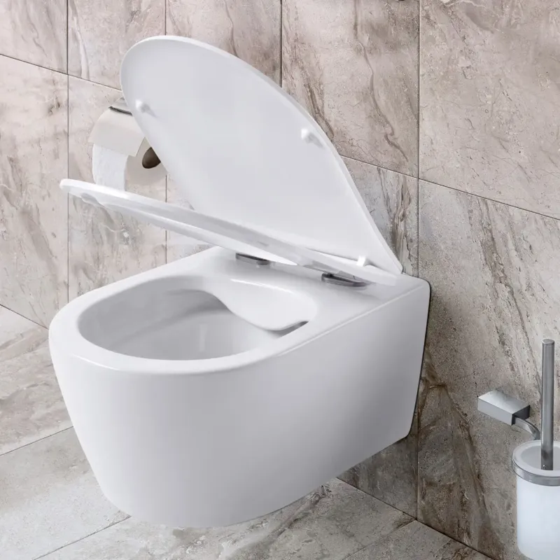 Sanigoods Willow hangend toilet met softclose sluiting wit Weekendaanbieding