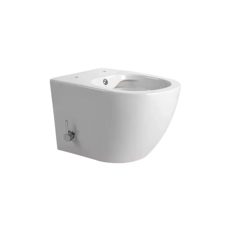 Sanigoods Alan hangend toilet met bidetfunctie wit glans Flitsaanbieding