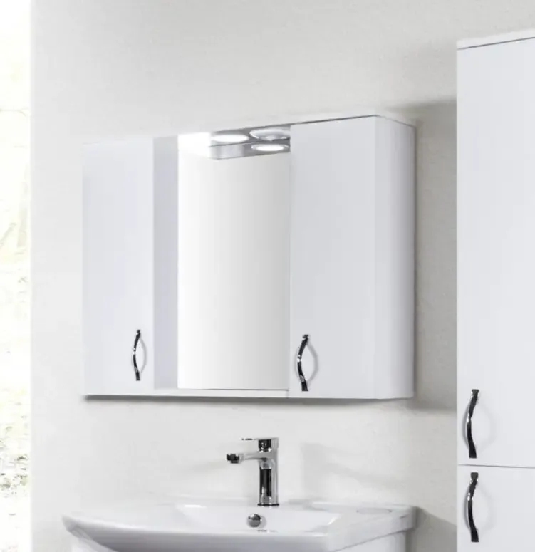 Beperkt Aanbod SaniGoods Epoca spiegelkast met verlichting 80cm wit