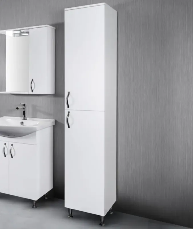 Weekendaanbieding SaniGoods Epoca kolomkast 190x35cm wit