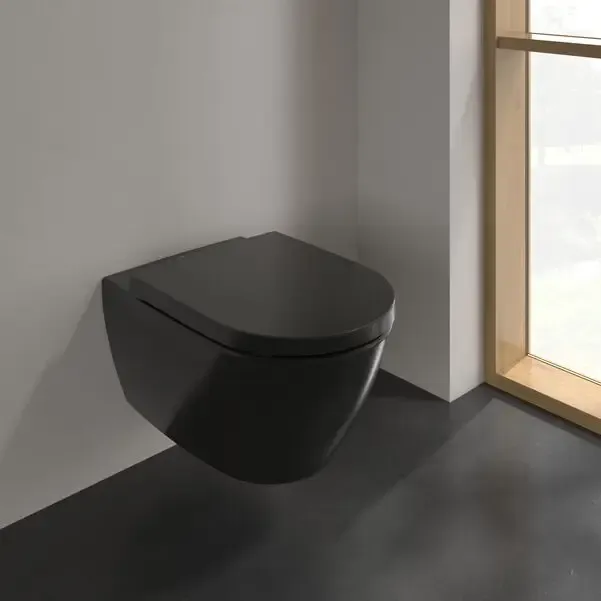 Merkproduct Villeroy & Boch Subway 2.0 randloos toilet CeramicPlus zwart mat