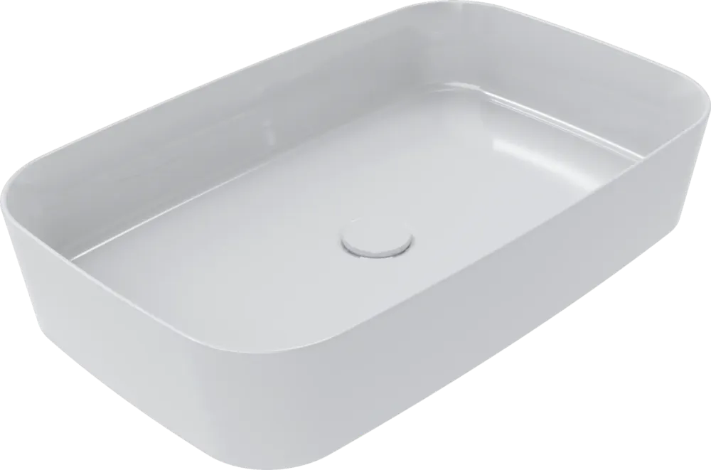 Isvea Peak opbouw wastafel 60cm wit glans Aanbieding