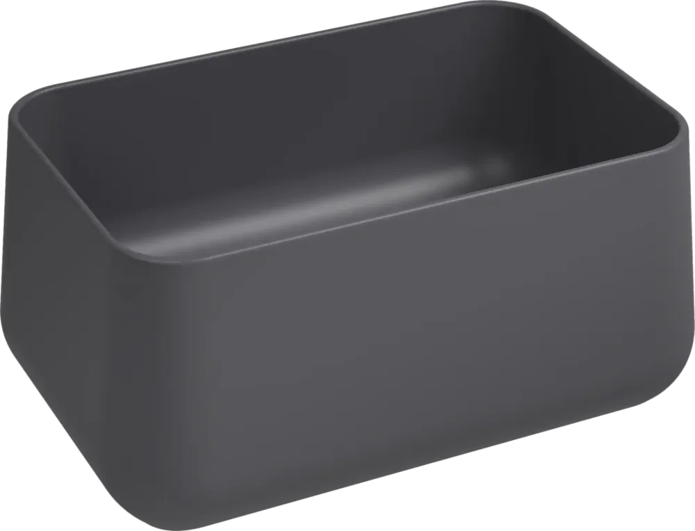 Isvea Allegro opbouw waskom 60x40cm antraciet Merkproduct