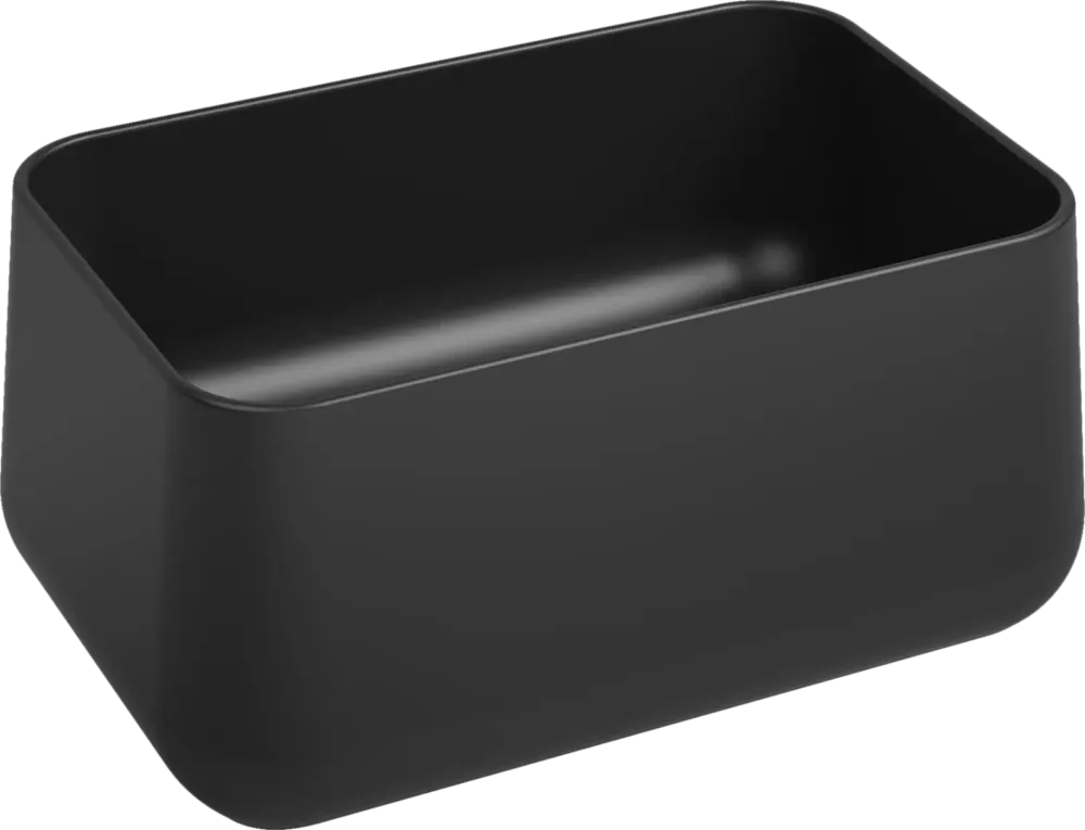 Isvea Allegro opbouw waskom 60x40cm zwart mat Merkproduct